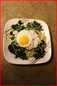 Garlic Parmesan Kale Pasta