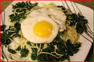 Garlic Parmesan Kale Pasta