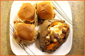 Cranberry BBQ Turkey Sliders