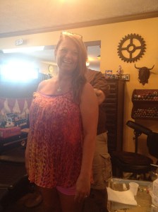 My mom gets her tattoo stencil applied by Robert Jarrett at 2 Ton Tattoo Gallery in Kingsport, TN