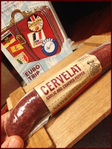 Garlic & Cracked Pepper Cervelat from Schaller & Weber, Long Island, NY