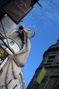 Dragon atop Gringotts