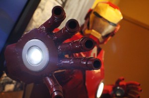 An Ironman sculpture sculpted out of...Iron