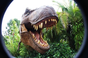 T-Rex attack at Jurassic Park!