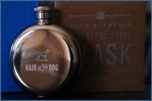 3oz Flask, "Hair of the Dog" by Izola