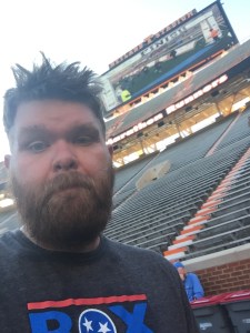 Proof I was in Neland Stadium after the Covenant Health Knoxville Marathon 5k, March 29, 2015