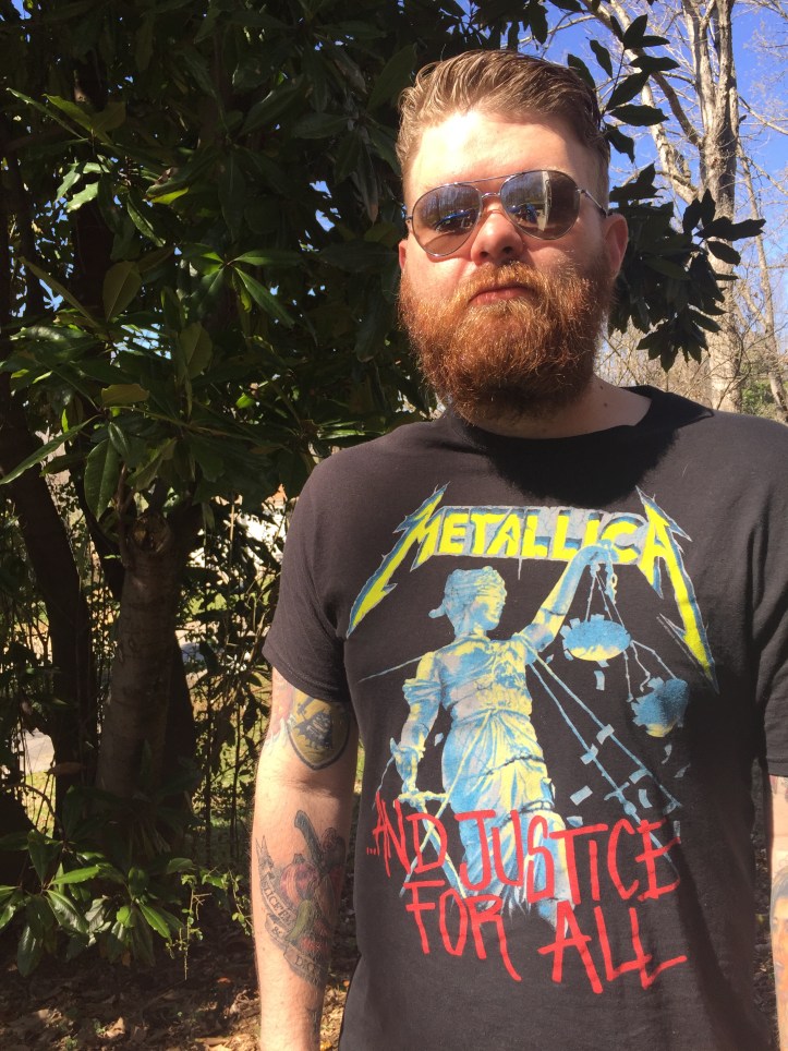 40lbs down, Metallica shirt = worn