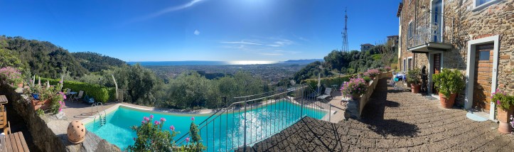 Our view from the agriturismo in Massa, Italy