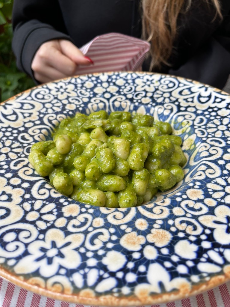 Gnocchi al Pesto at L'osteria; Monterosso al Mare, Cinque Terr