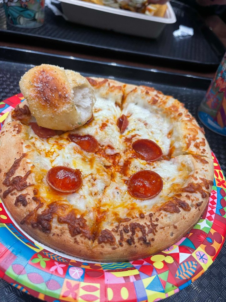 Pepperoni Pizza at El Mercado de Coronado in Disney's Coronado Springs Resort