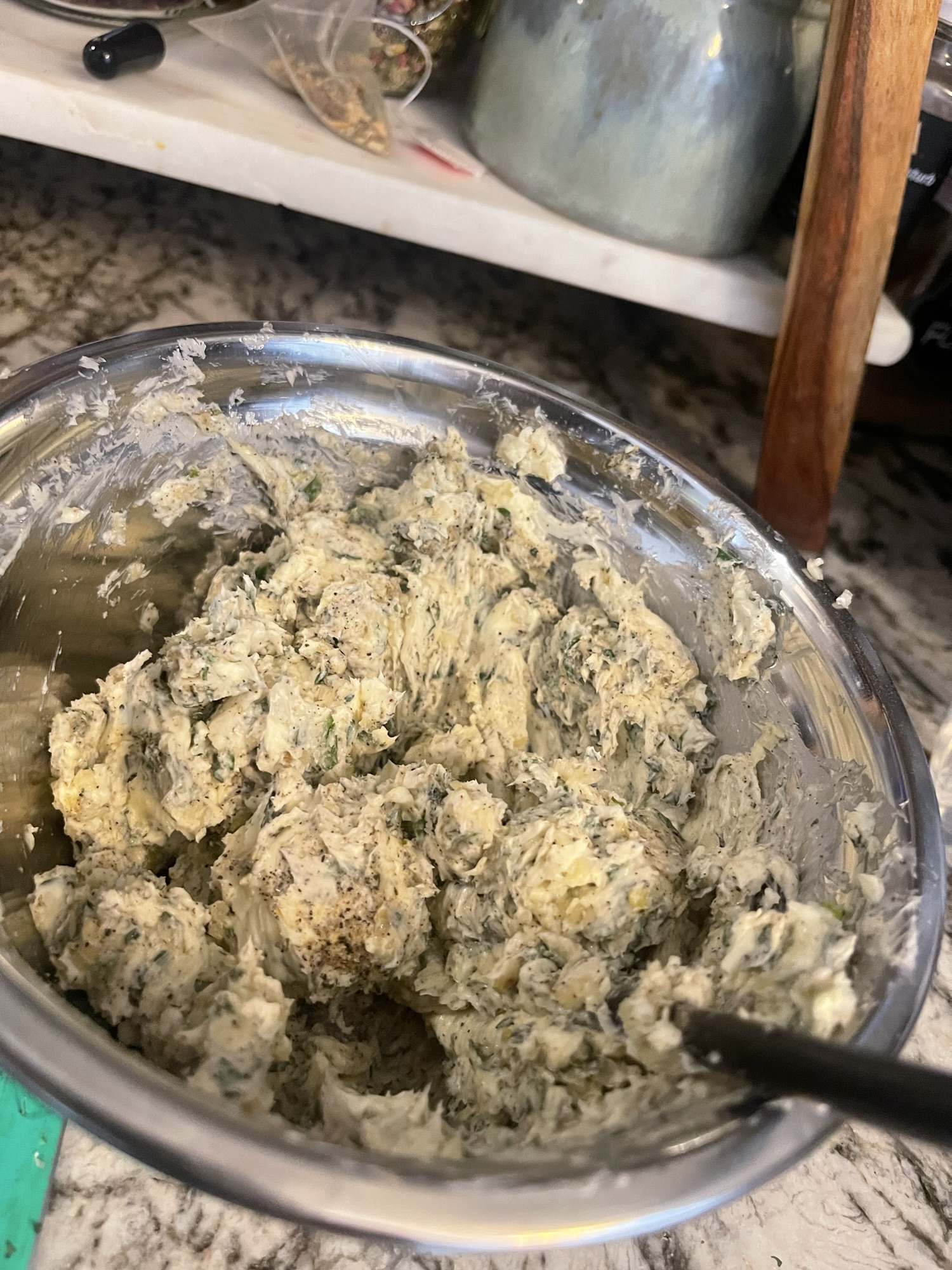 Compound garlic butter