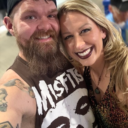 Selfie at the Metallica show.