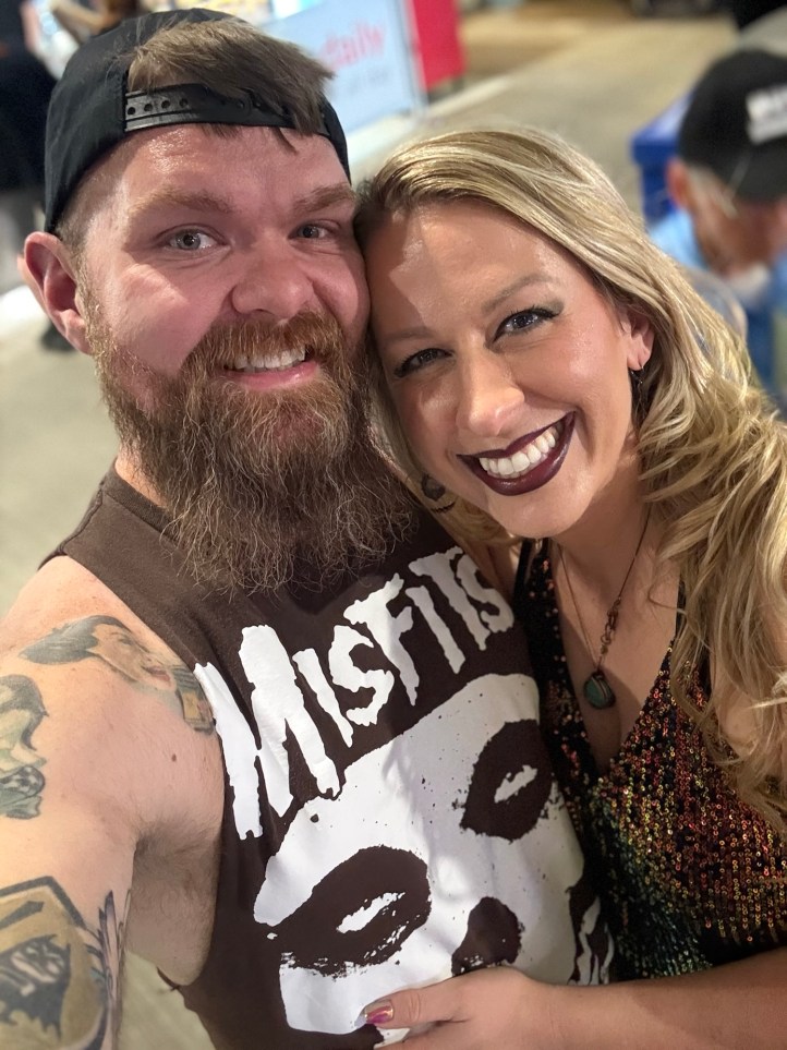 Selfie at the Metallica show.