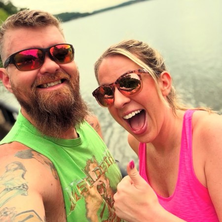 Me and Katie on the trail