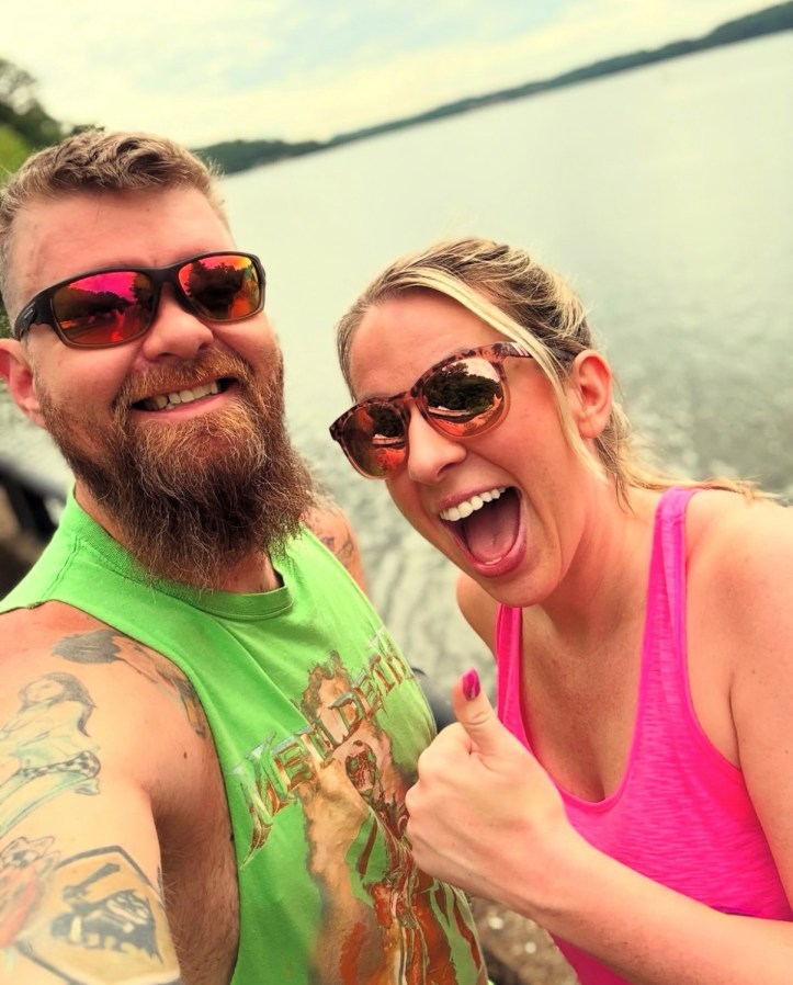 Me and Katie on the trail