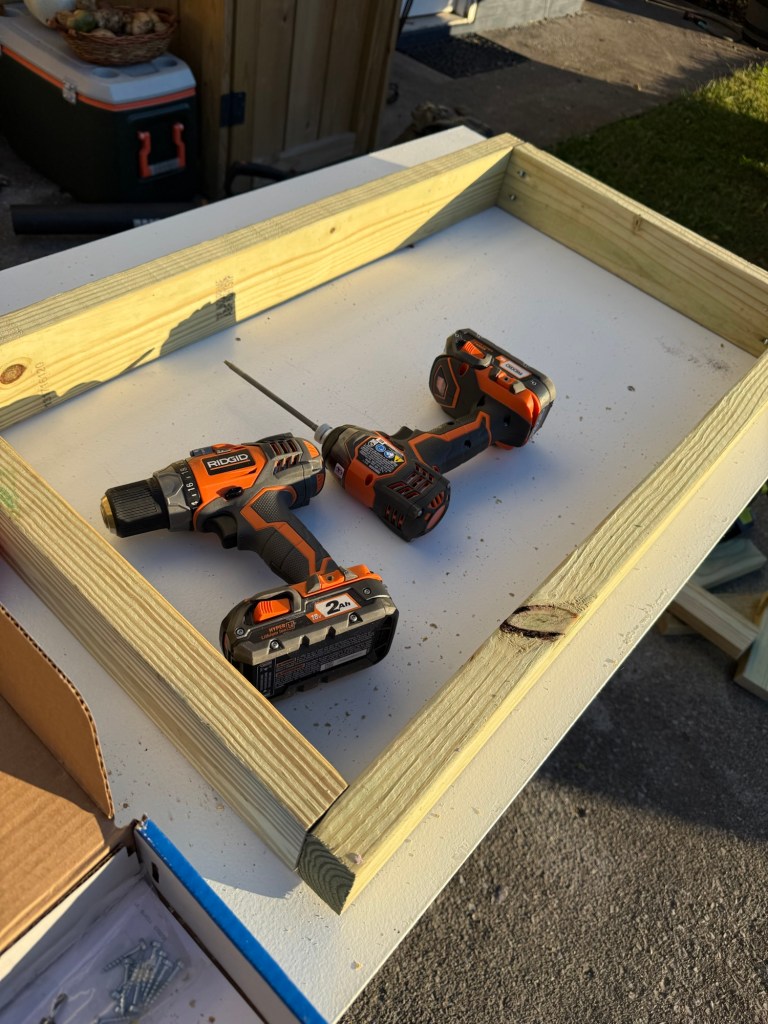 Base of the ticket booth