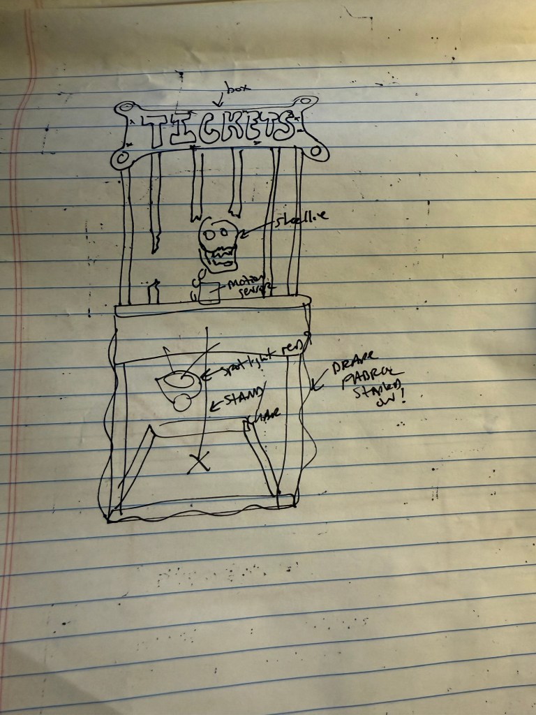 Ticket Booth Sketch 1