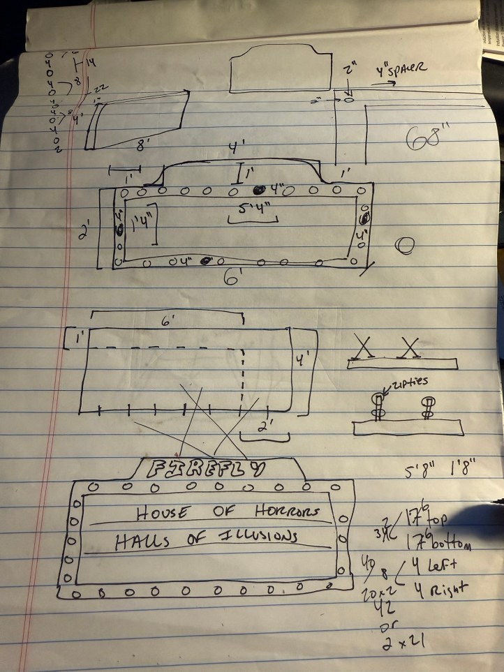 Marquee concept sketch